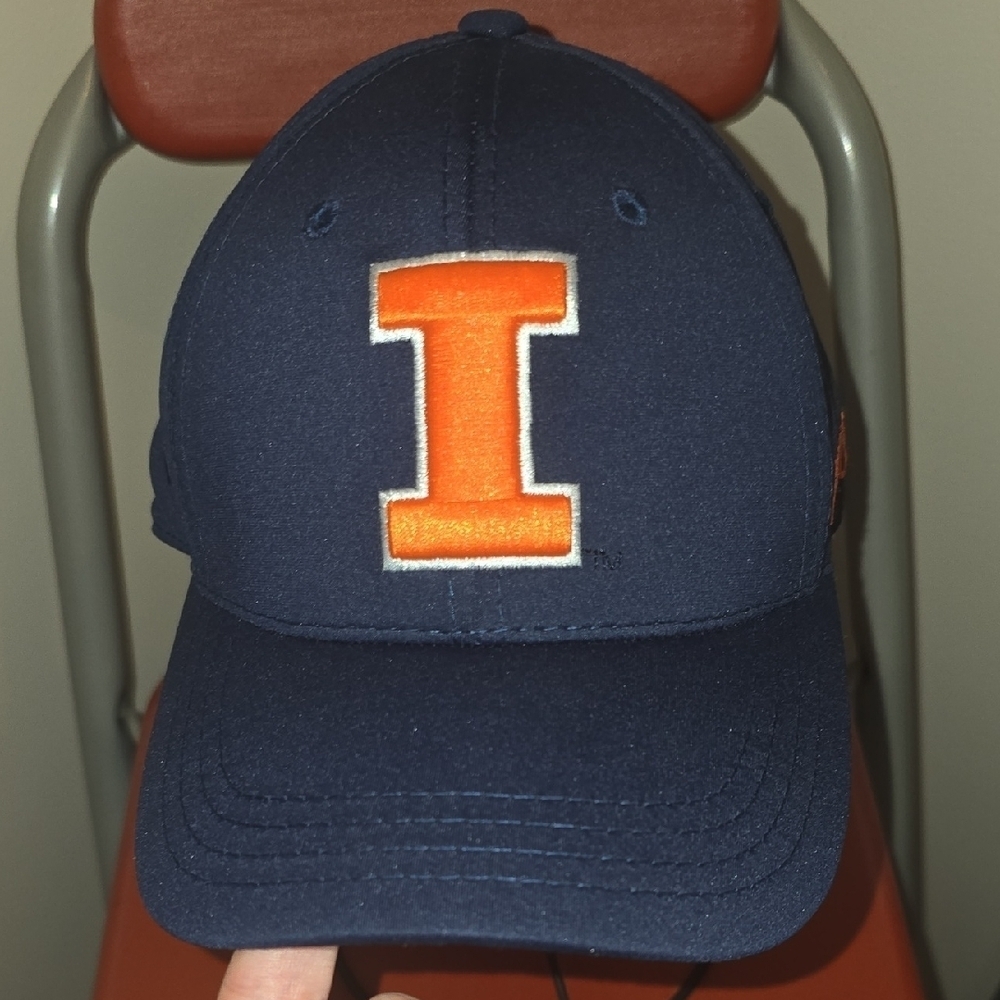 Top of the World ILLINOIS Navy and Orange Hat